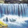 Панно водопад из мозаики 0107-053  230х200см